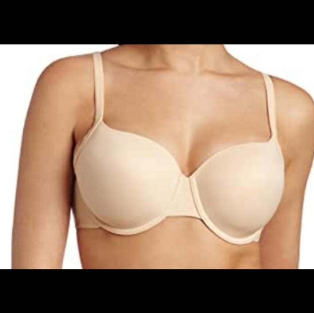 Panache Porcelain T-shirt Molded Bra NWT 36E NUDE